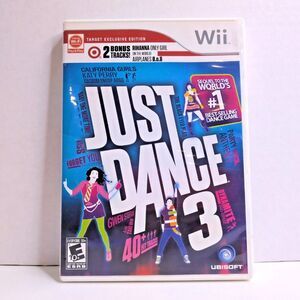 Just Dance 3 (Nintendo Wii, 2011) Complete In Box Tested And Working w/ Manual